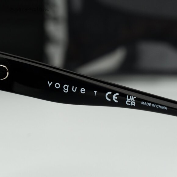 Vogue Women Sunglasses Black Dark Grey Cat Eye VO5457S W44/87 BRAND NEW main image 5